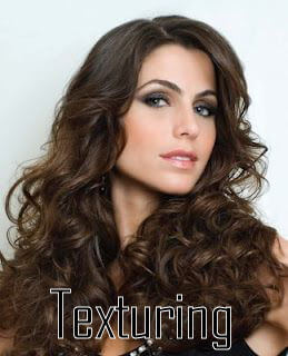 a hair blowout model